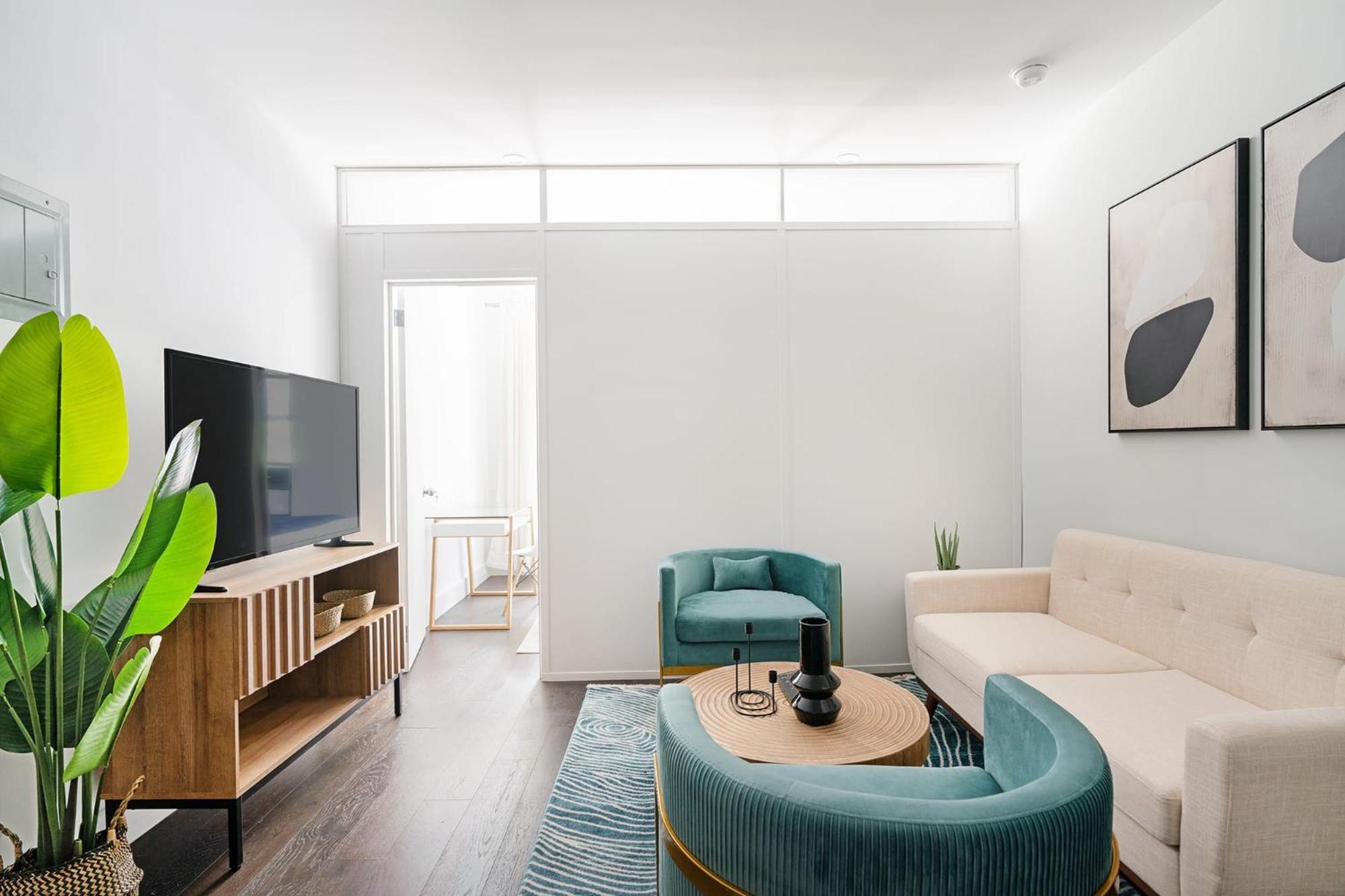 444-2c Beautiful 1br Midtown West Pangsapuri New York